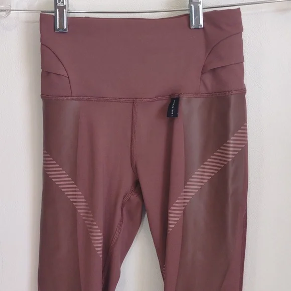 Athleta Allison Felix XXS  Reveal Tight Precision High Waisted Mauve Leggings - Picture 3 of 11